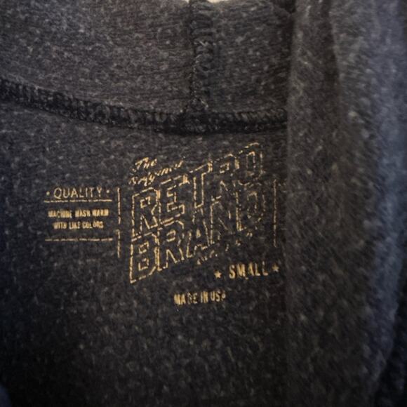 Retro brand university edition 100% cotton hoodie size small - Picture 3 of 5